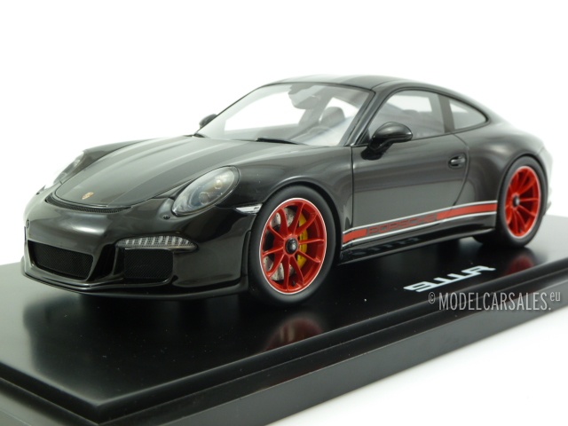 PORSCHE 911 R-nere/rosso modello di auto 1:18 stata limitata a 500 pezzi ** wax02100027 