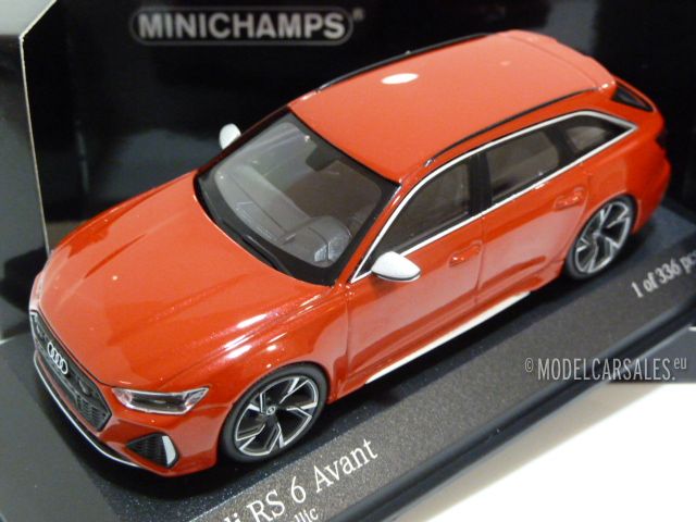 Audi RS6 Avant (c8) Tango Red Metallic 1:43 410018010 MINICHAMPS