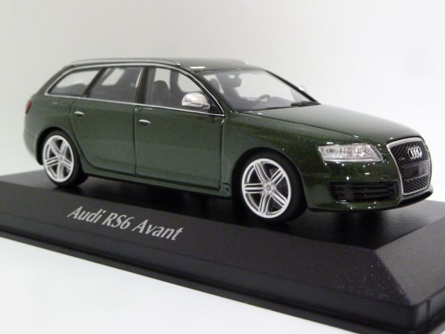 Audi RS6 Avant (c6) Green Metallic 1:43 940017210 MAXICHAMPS diecast model  car / modelli in scala In vendita